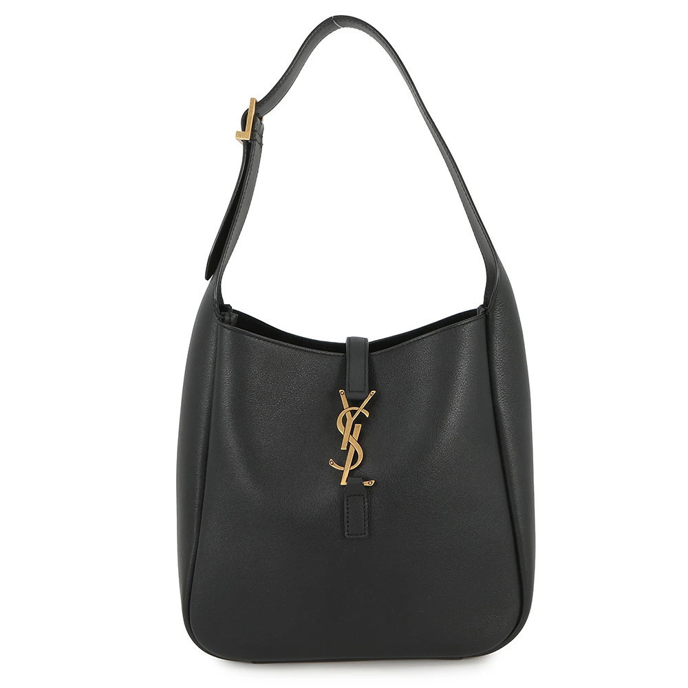 Saint Laurent Paris Shoulder Bag LE Soft Calf Leather One Black